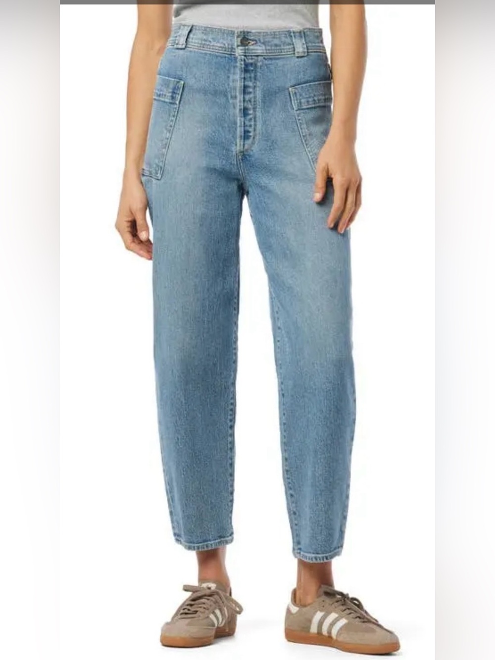 Joe's Jeans Patch Pocket Barrel-leg Jeans Sz 31